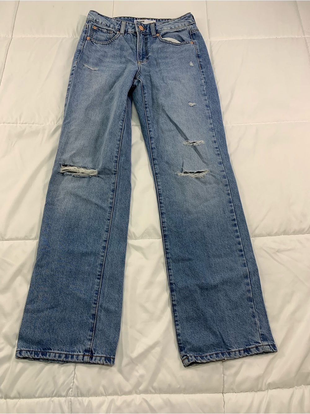 Preloved garage '90s STRAIGHT jeans size 26